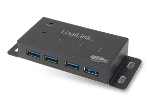 LOGILINK USB 3.0-Hub UA0149, 4-Port, Metall