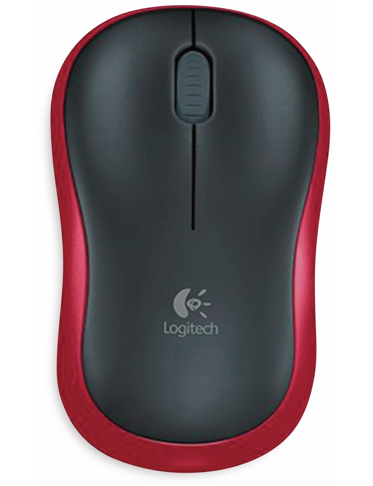 LOGITECH Funkmaus M185, optisch, 1000 dpi, rot