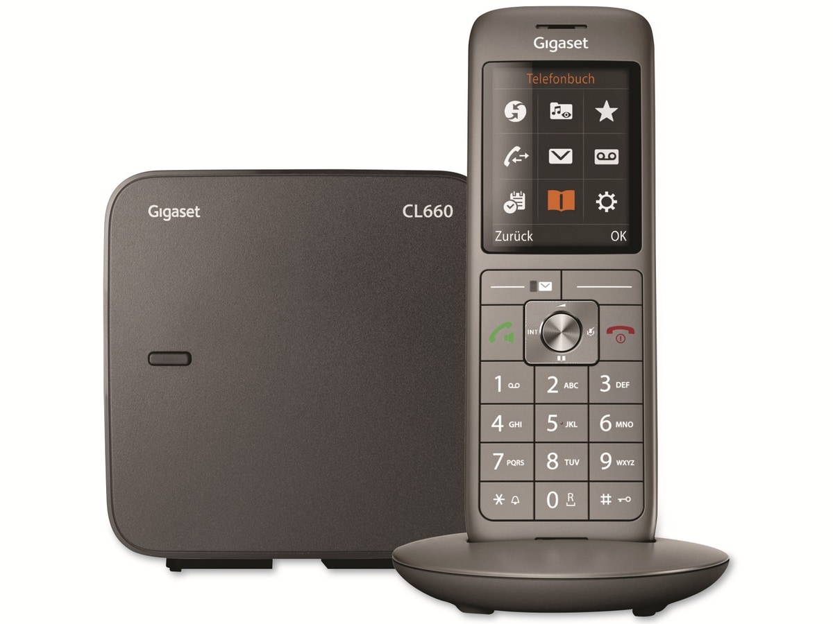 GIGASET Telefon CL660, anthrazit