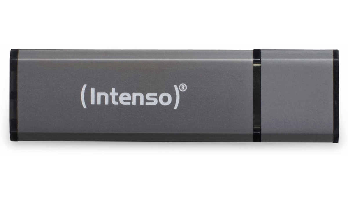 INTENSO USB 2.0 Speicherstick Alu Line, anthrazit, 4 GB