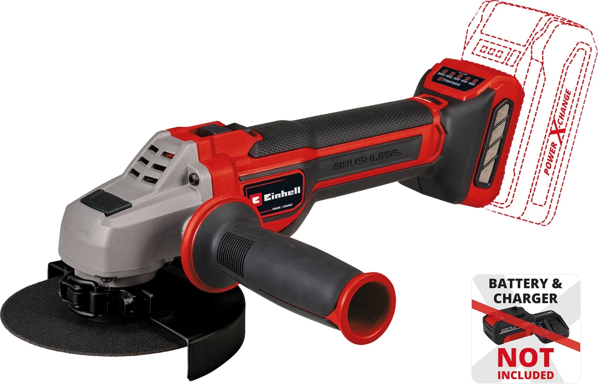 EINHELL PROFESSIONAL Akku-Winkelschleifer TP-AG 18/ 125 CE Q Li-Solo