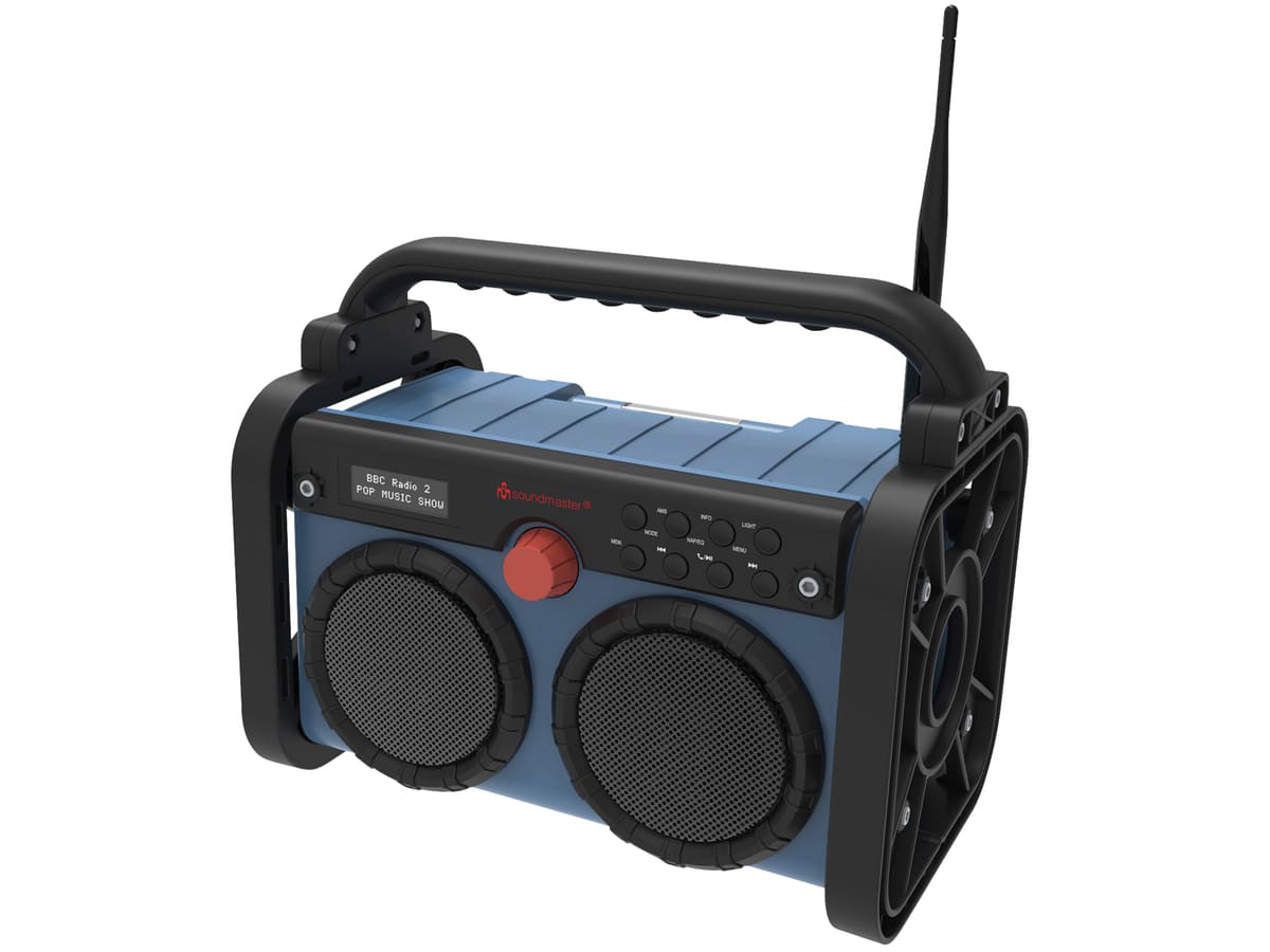 SOUNDMASTER DAB+/UKW Akku-Radio DAB85BL, blau/schwarz