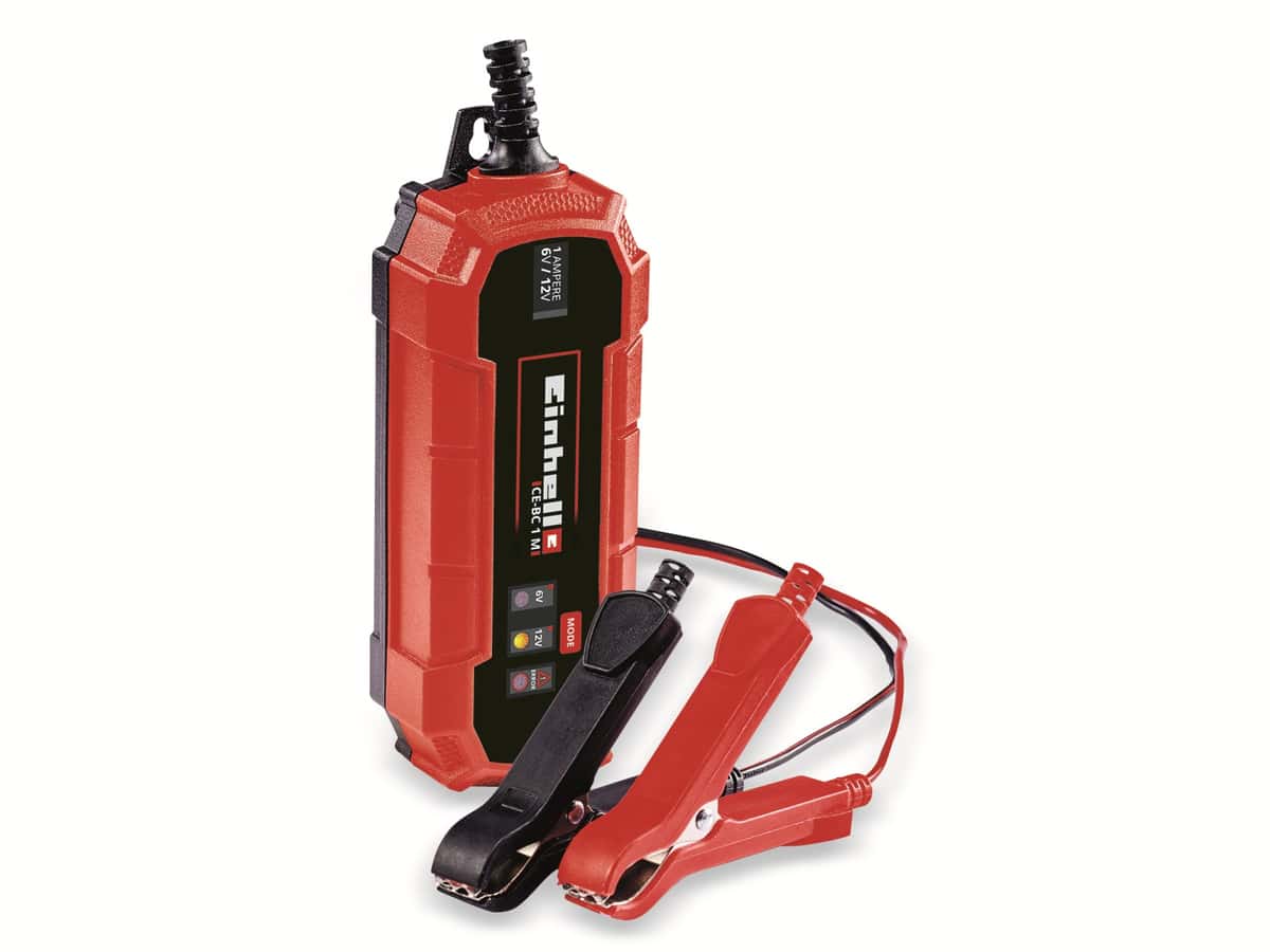 EINHELL Batterie-Ladegerät CE-BC 1 M, 6/12 V