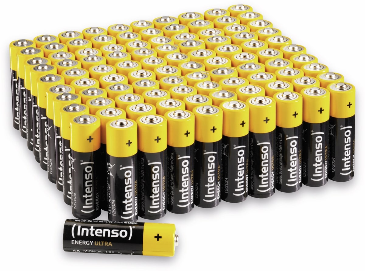 INTENSO Mignon-Batterie Energy Ultra, AA LR06, 100 Stück