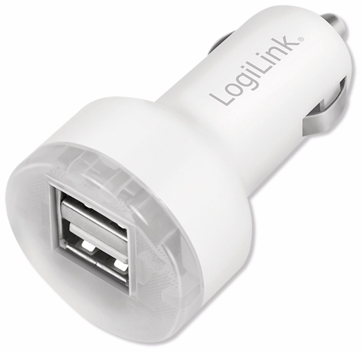 LOGILINK USB-Lader KFZ PA0227, 2-fach, 2,1 A, 10,5 W, weiss