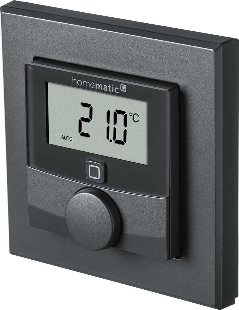 HOMEMATIC IP 159820A0, Wandthermostat Luftfeuchtigkeitssensor, anthrazit