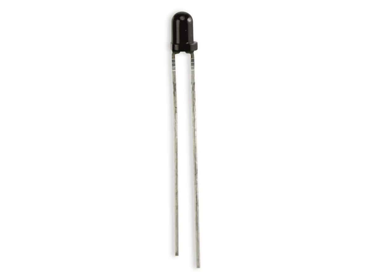 EVERLIGHT Fotodiode, PD204-6B, für Infrarot, Gehäuse T-1 (3mm, schwarz)