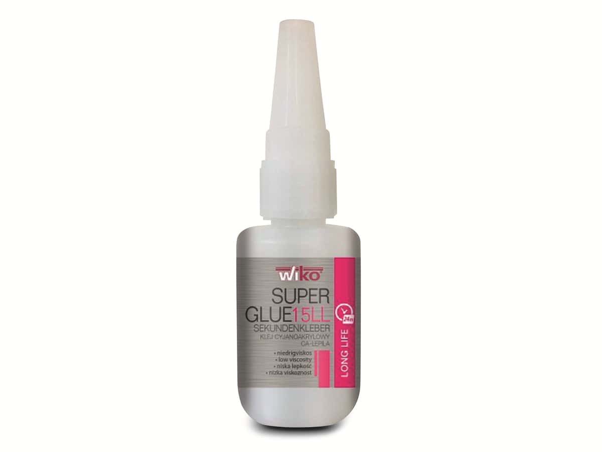 WIKO Sekundenkleber SUPER GLUE 15 LONG LIFE, 20g