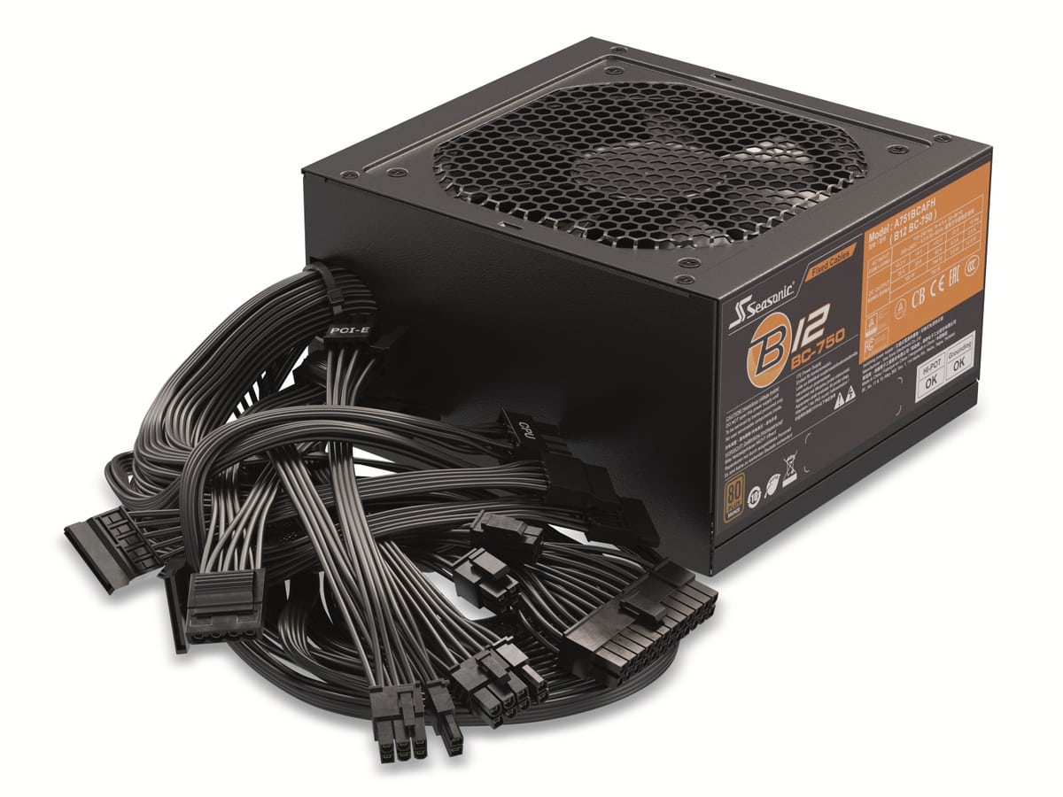 SEASONIC PC-Netzteil B12-BC-750, 750 W, 80+ Bronze