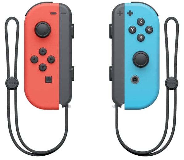 NINTENDO Controller Switch Joy-Con 2er-Set Neon-Rot/Neon-Blau