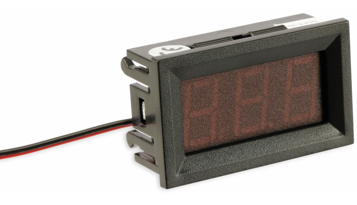 Digital-Voltmeter, 4,5...30 V, 15 mm