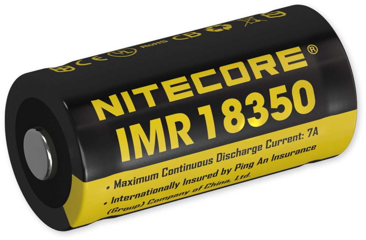 NITECORE LiIon-Akku 18350 IMR, 3,7 V-, 700 mAh