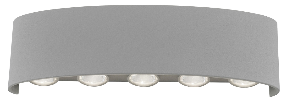 PAUL NEUHAUS LED-Wandleuchte 9489-21 silber, 8 W, 1200 lm, 3000 K, IP54