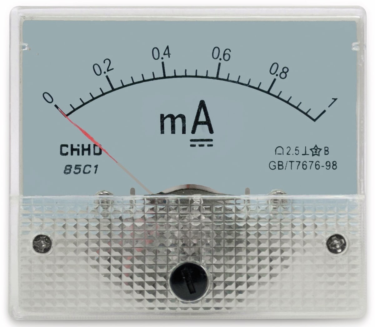 Einbau-Messinstrument, 0...1 mA-