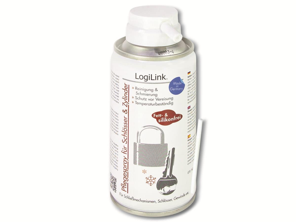 LOGILINK Pflegespray für Schlösser und Zylinder, 150 ml