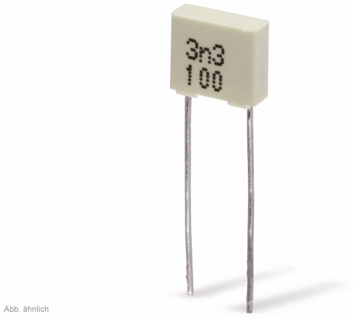 Folienkondensator, 6,8 nF, 100 V, radial, RM 5