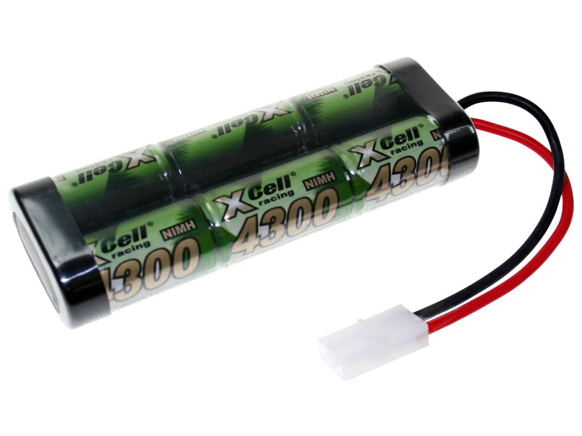 XCELL Ni-MH Akku 124170 RC-Pack, 7,2 V, 4300mAh, L2x3