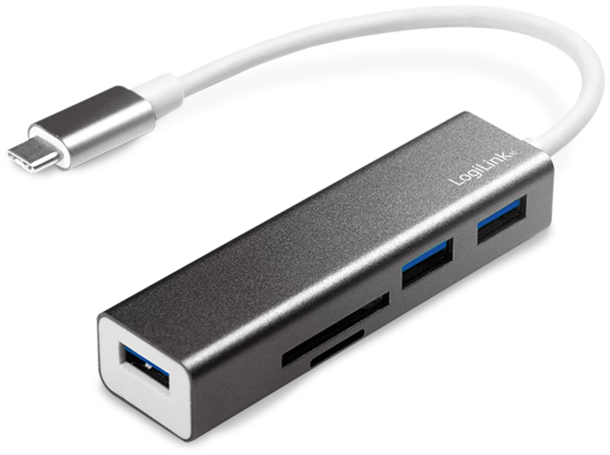 LOGILINK USB-C Hub UA0305, Kartenleser