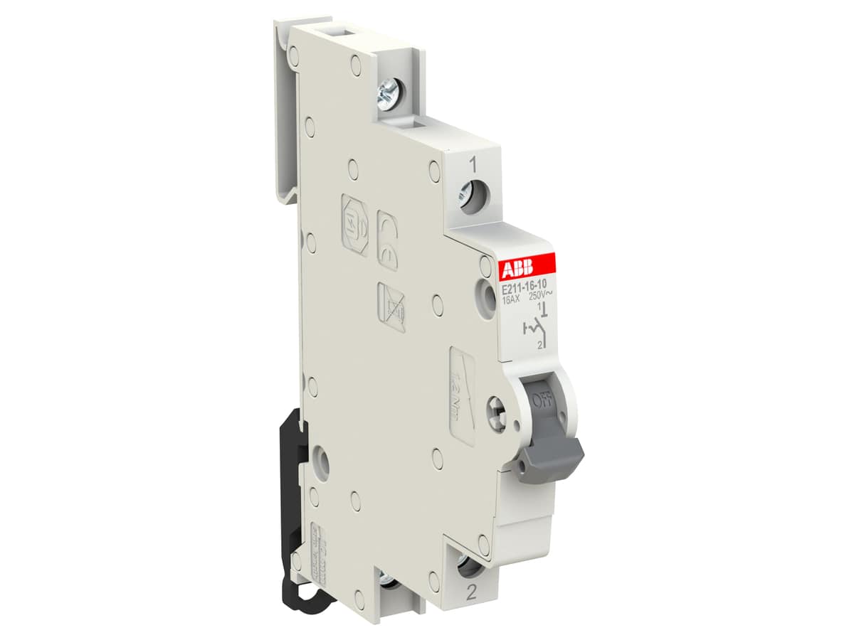 ABB Ausschalter E211X-16-10, mit gelber LED, 16 A, 1S, 250 V~