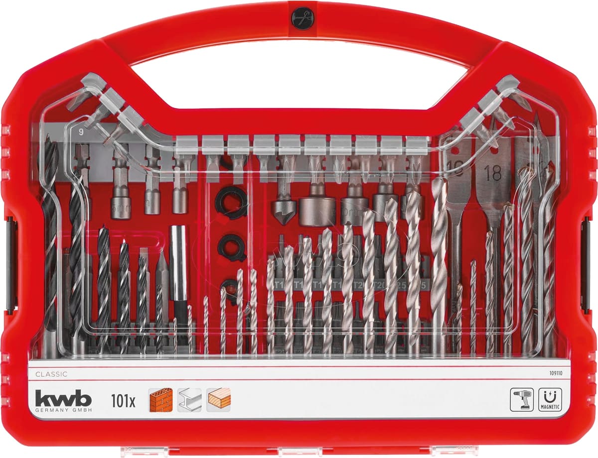 KWB Bit-&-Bohrer-Satz, 109110, 101-teilig