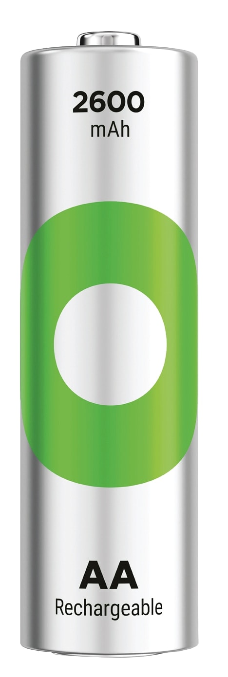 GP ReCyKO NiMH Akku Mignon, AA, HR06 1,2V/2600mAh, 4 Stück