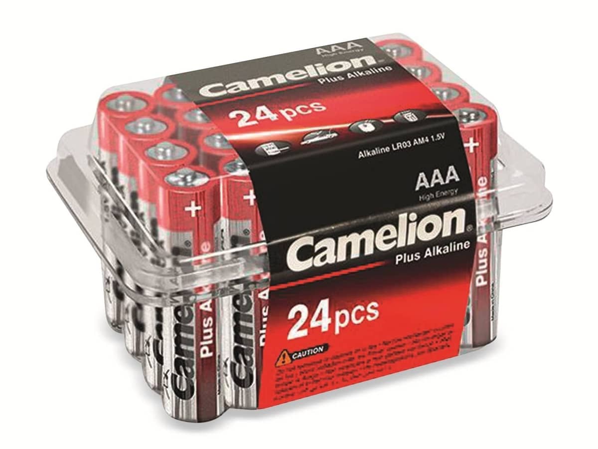 CAMELION Micro-Batterie, Plus-Alkaline, LR03, 24 Stück