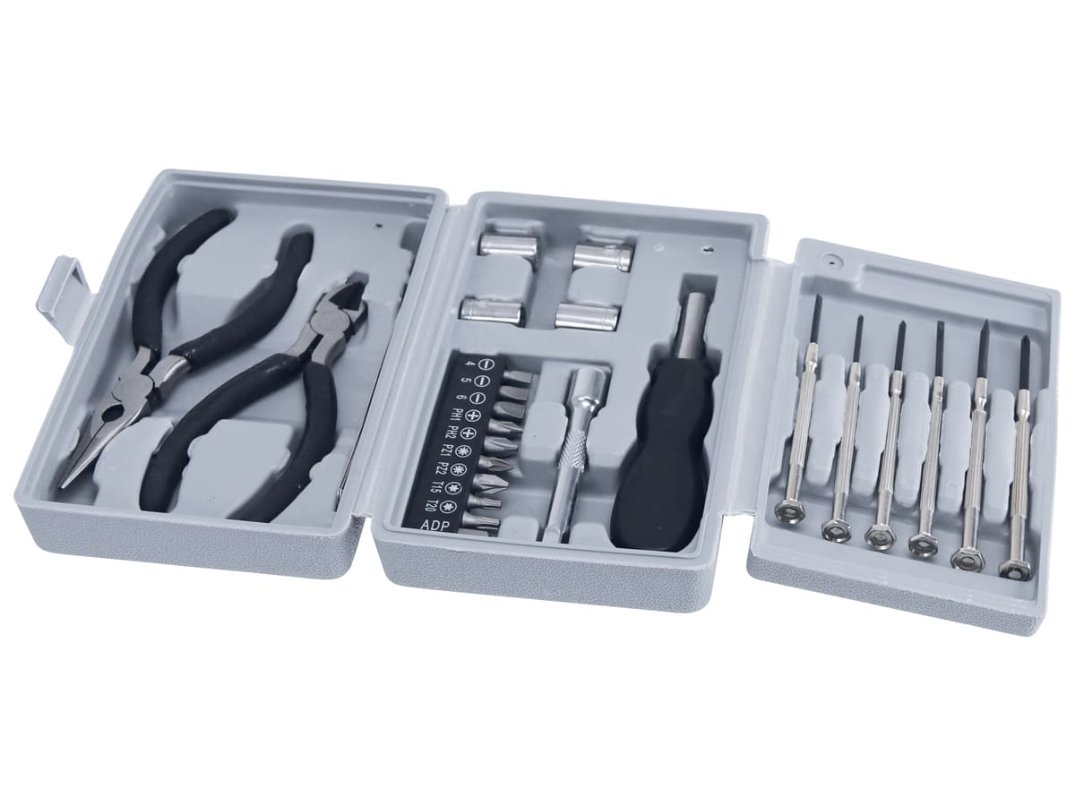 DAYTOOLS Werkzeug-Set mit Kunststoffbox, 25-teilig