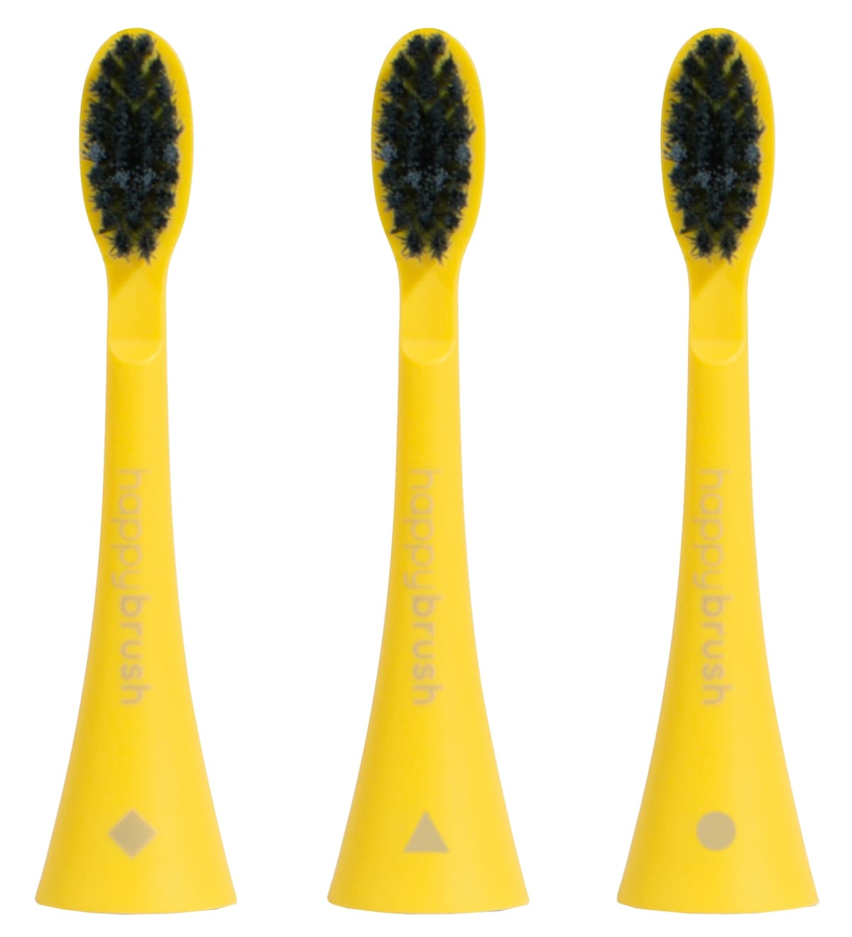 HAPPYBRUSH Ersatz-Aufsteckbürsten Minions ECO VIBE 3, 3er Set