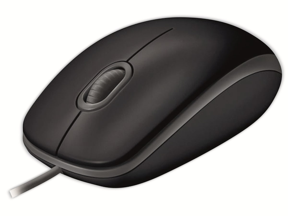 LOGITECH USB-Maus B110 Silent, 3 Tasten, optisch