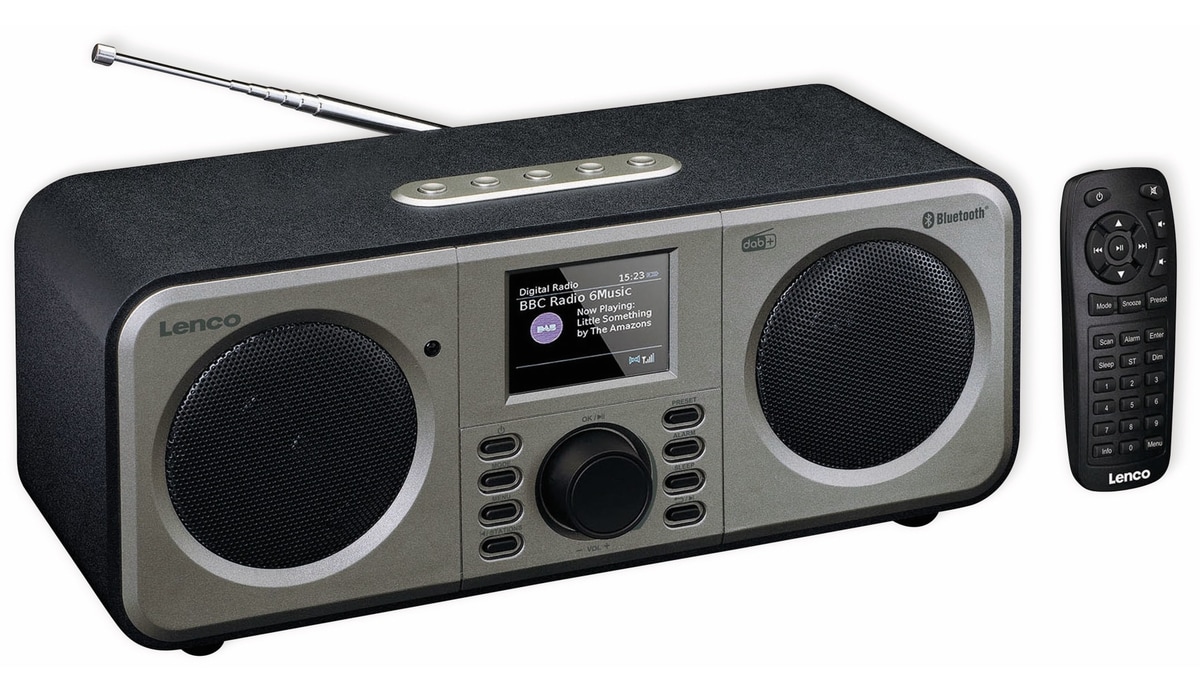 LENCO DAB+/FM Radio DAR-030BK, Bluetooth