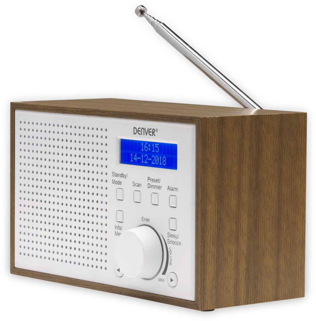 DENVER DAB Radio DAB-46, weiß