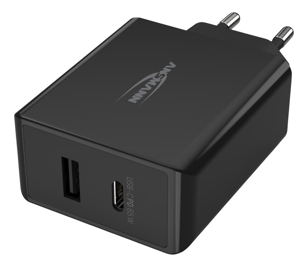 ANSMANN USB-Ladegerät 265PD, 65 W, 3 A, 1xUSB, 1xUSB-C (PD)