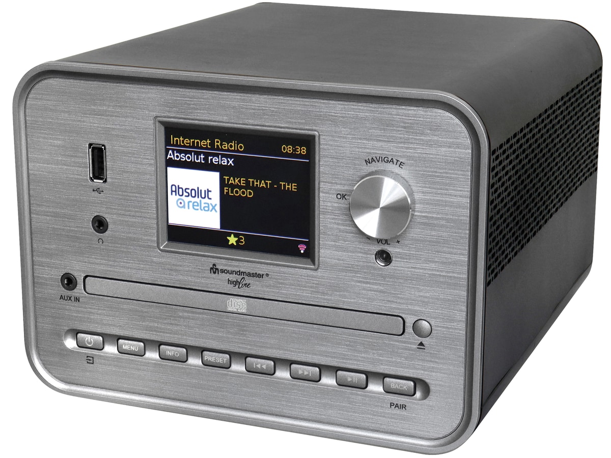 SOUNDMASTER HIGHLINE Stereo-Musikcenter ICD1050SW, schwarz