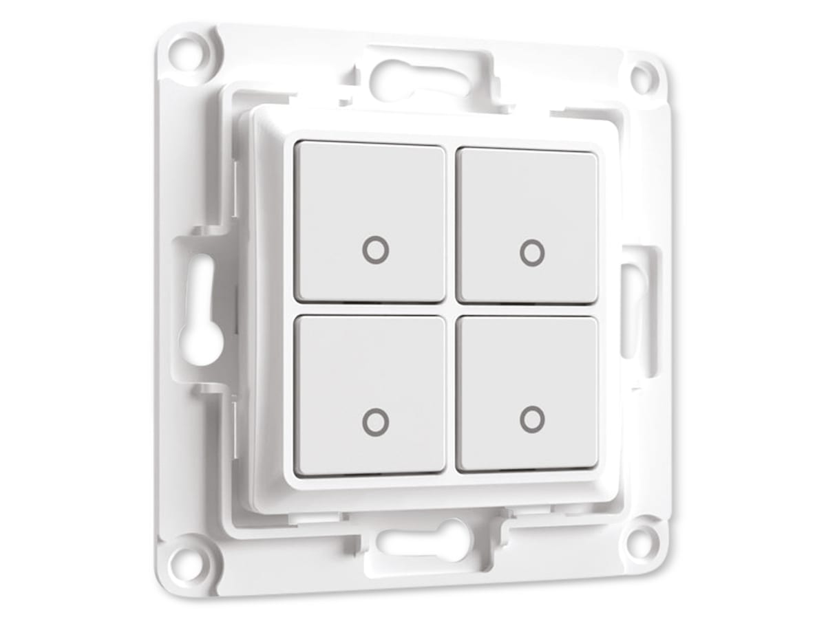 SHELLY Wandtaster Wall Switch 4, weiß, 4-fach