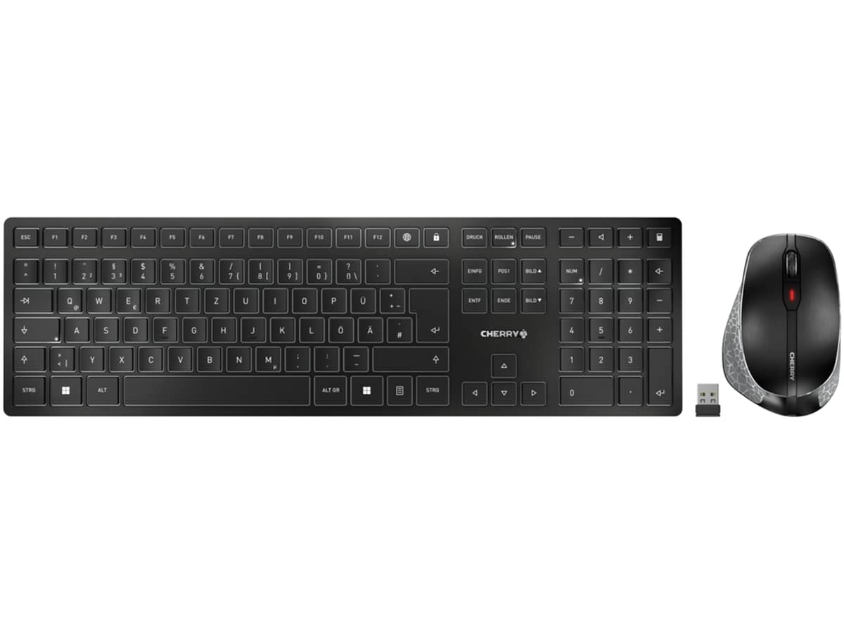 CHERRY Tastatur- und Mausset DW 9500 Slim