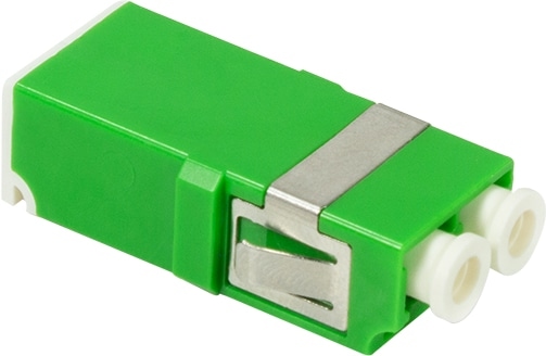 LOGILINK Glasfaser-Kupplung FA03LC6, LC/APC auf LC/APC, Laserschutz