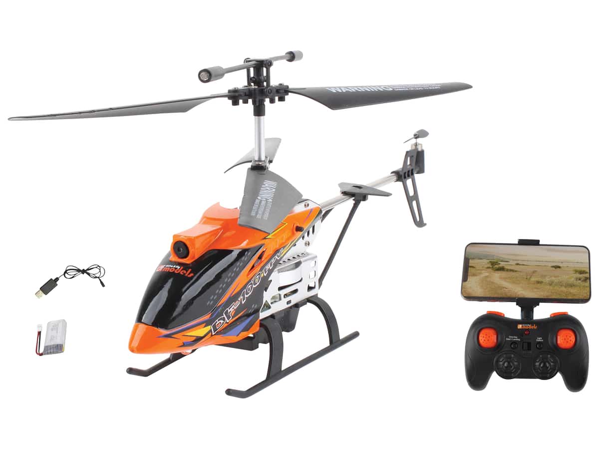 DF MODELS FPV Helikopter DF-100, mit FPV-Kamera, RTF, 9500