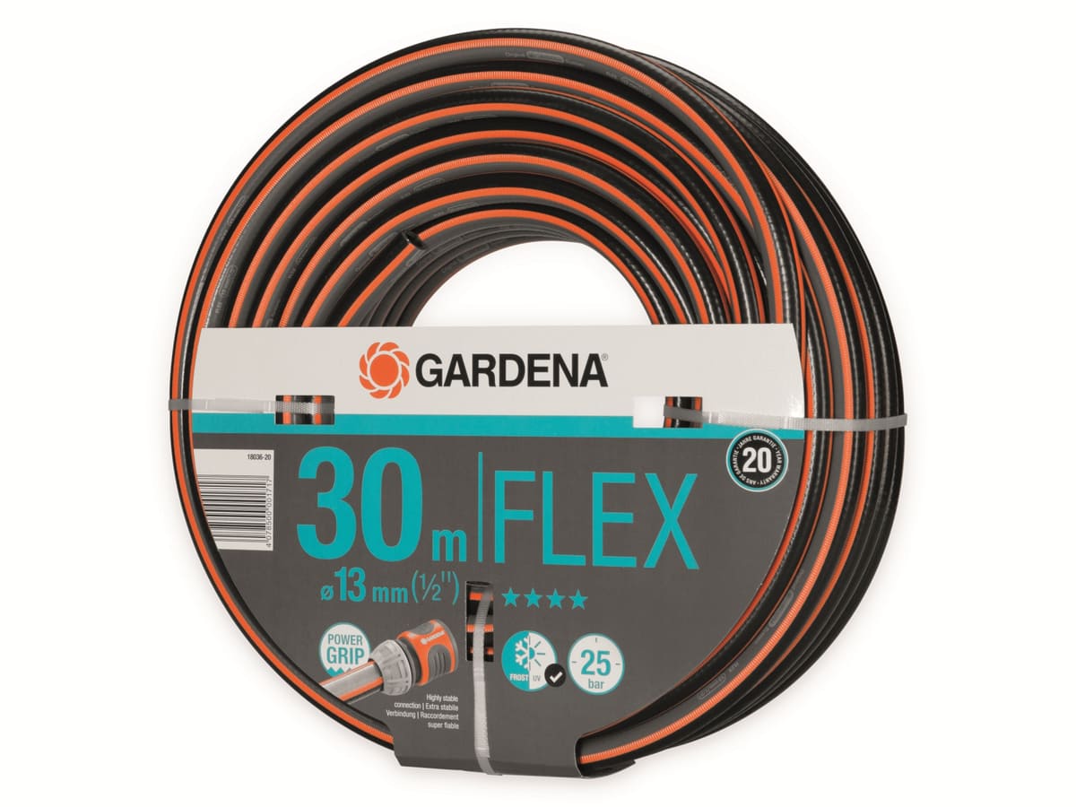 GARDENA Gartenschlauch 18036-20 Comfort FLEX, 30 m, 13 mm (1/2")