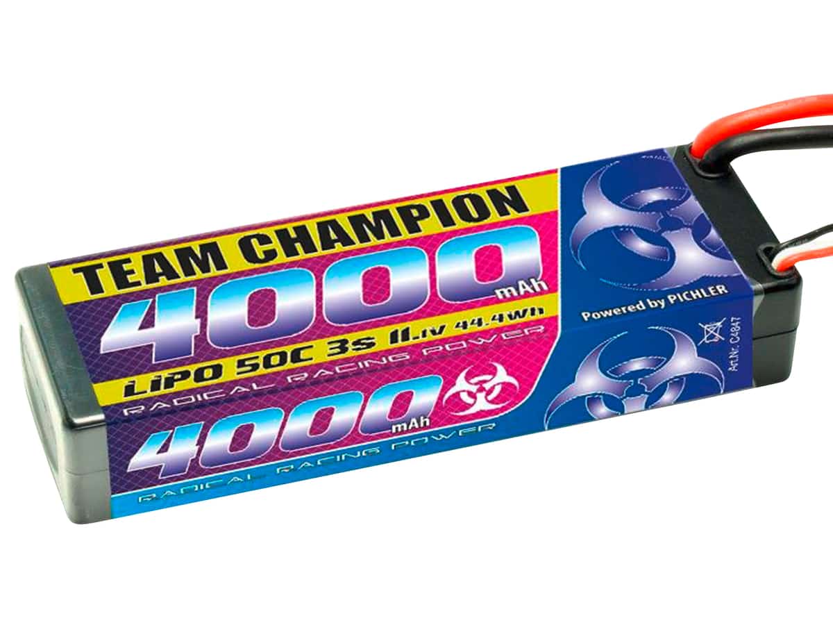 PICHLER LiPo Akku Team Champion 4000, 11,1V, 50C, T Stecker