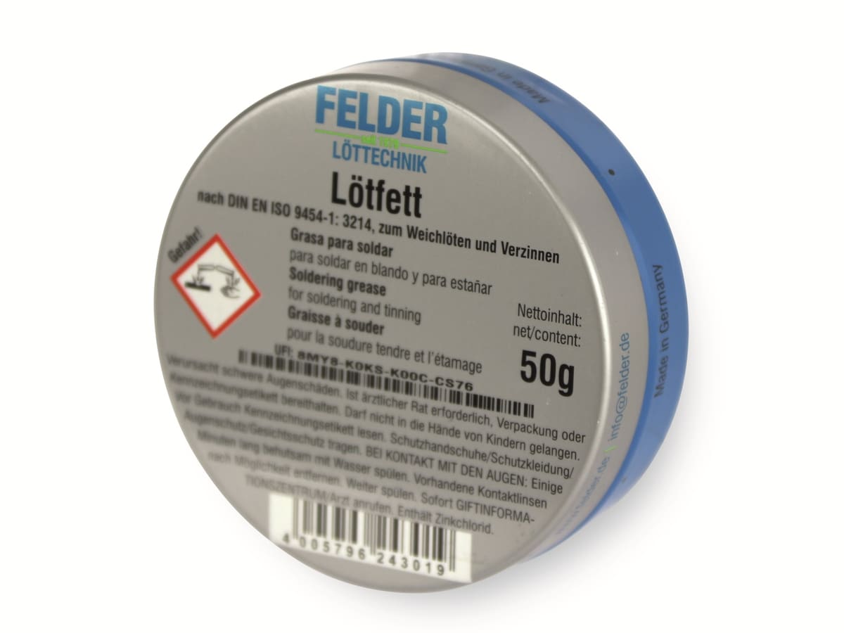 FELDER LÖTTECHNIK Lötfett, 50 g