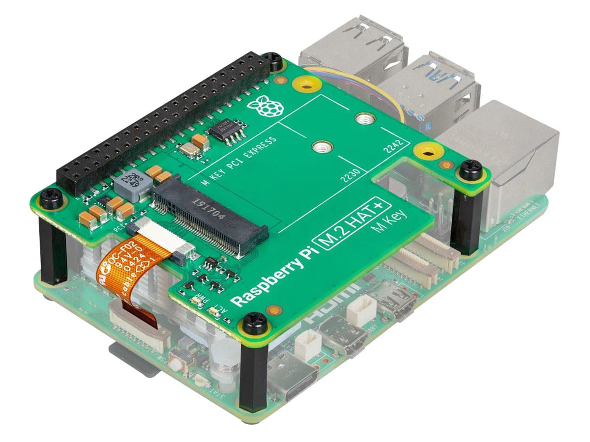 RASPBERRY PI M.2 HAT+ für Raspberry Pi 5