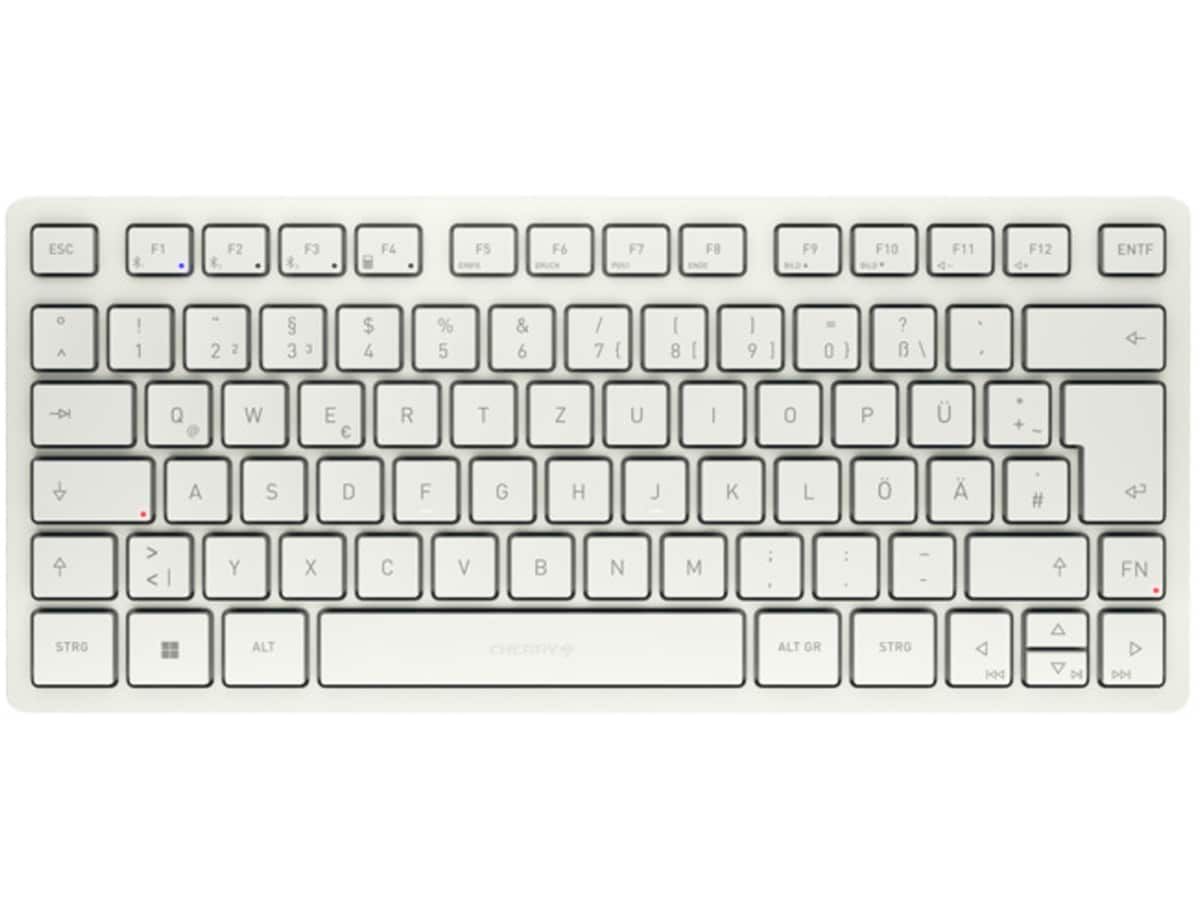 CHERRY Tastatur KW 7100 Mini BT mild white