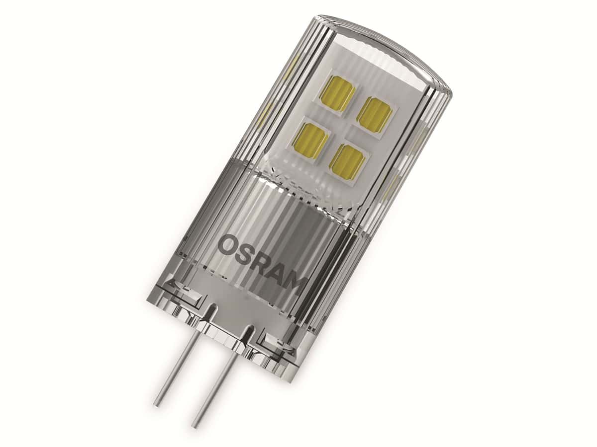 OSRAM LED-Stiftsockellampe, PIN20, G4, EEK: F, 2W, 200lm, 2700K