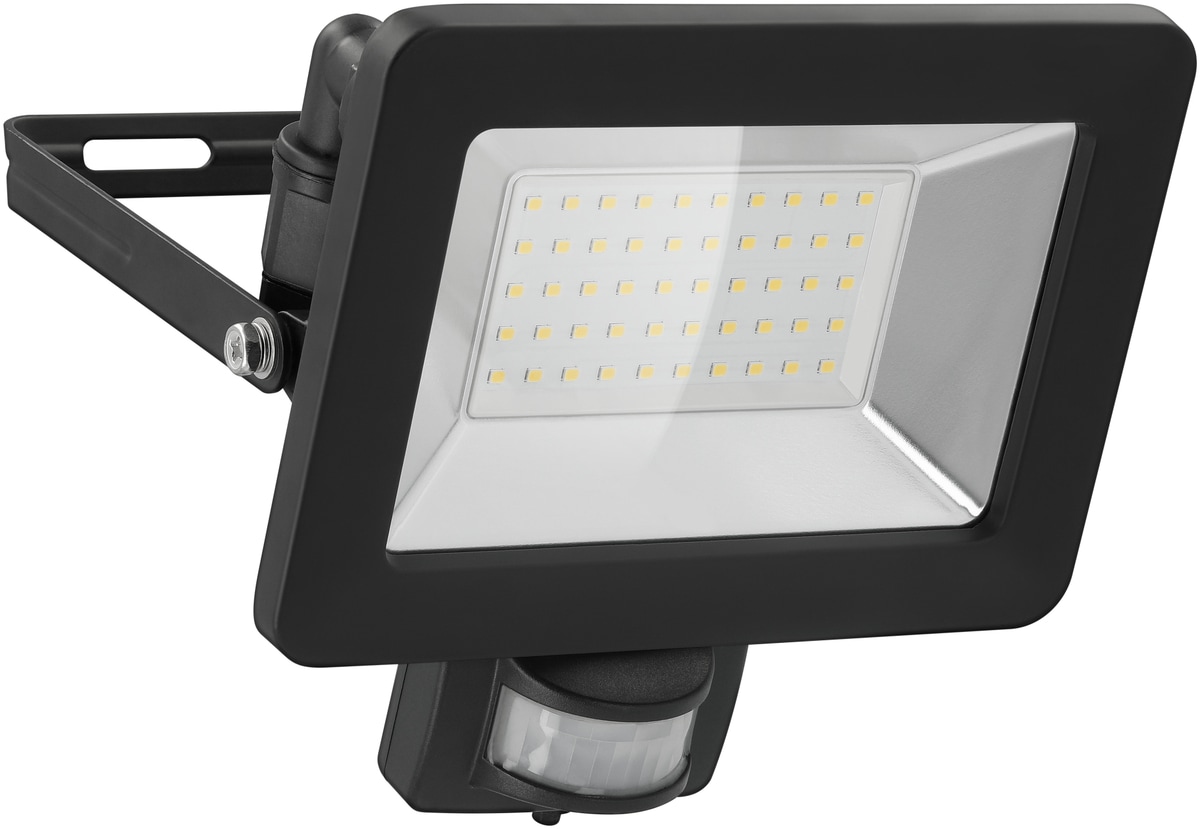 GOOBAY LED-Fluter mit Bewegungsmelder, 50W, 4250lm, 4000K, schwarz