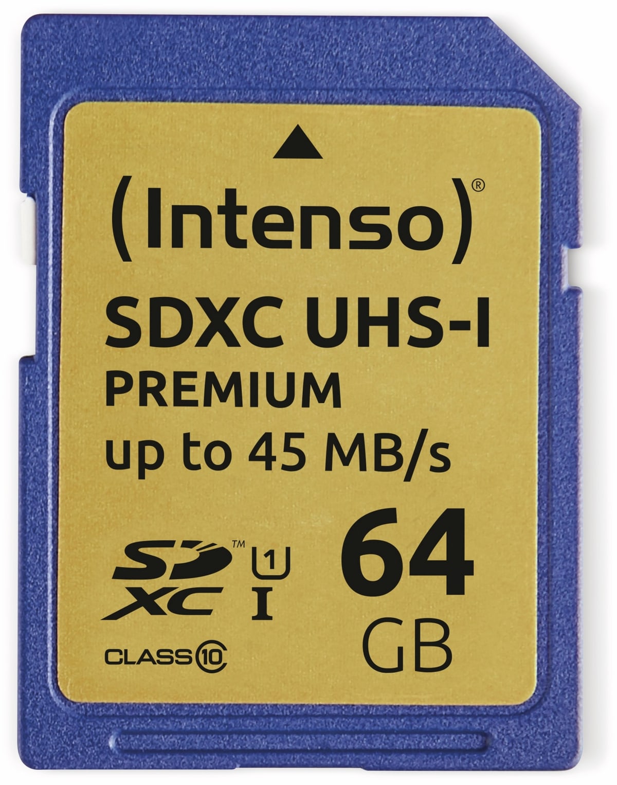 INTENSO SDXC Card 3421490, 64 GB, Class 10, UHS-I