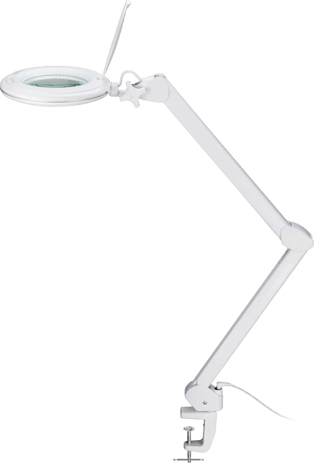 GOOBAY LED-Klemm-Lupenleuchte, 10 W, 800 lm, dimmbar, weiß