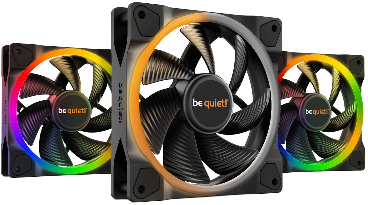 BE QUIET! Lüfter Light Wings PWM 120mm Triple-Pack