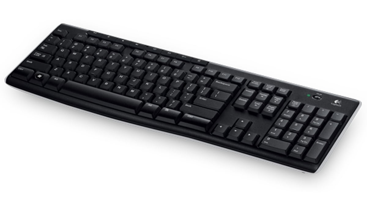 LOGITECH Funk-Tastatur K270, Unifying, schwarz