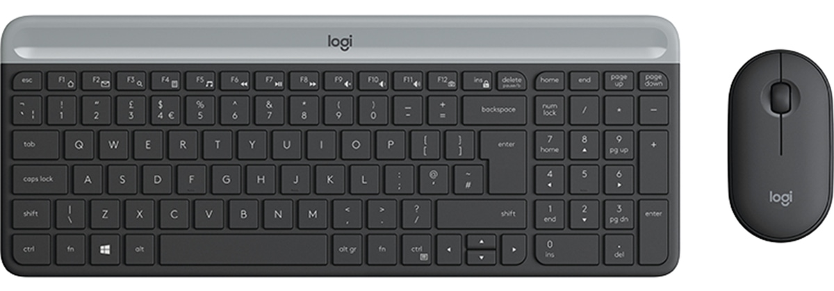 LOGITECH Tastatur- und Mausset MK470 Slim Combo