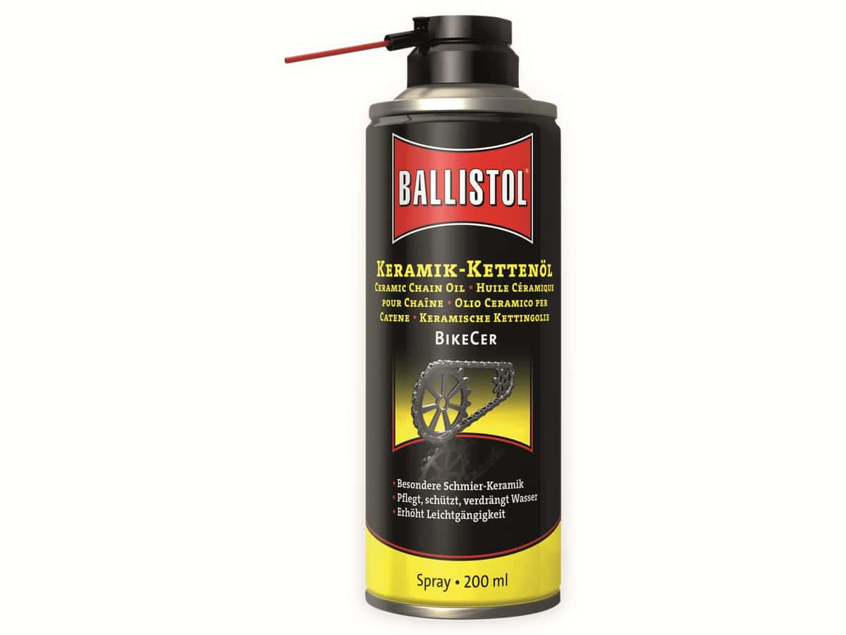 BALLISTOL Keramik-Kettenöl Spray BikeCer, 200 ml